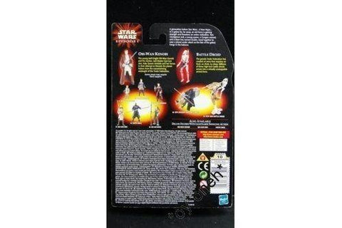HASBRO STAR WARS EP1 COLLECTION 1 QUI-GON JINN W/ BONUS BATTLE DROID 星球大戰前傳 魅影危機 魁剛·金 戰鬥機械人 (BUY-47342-SPK)