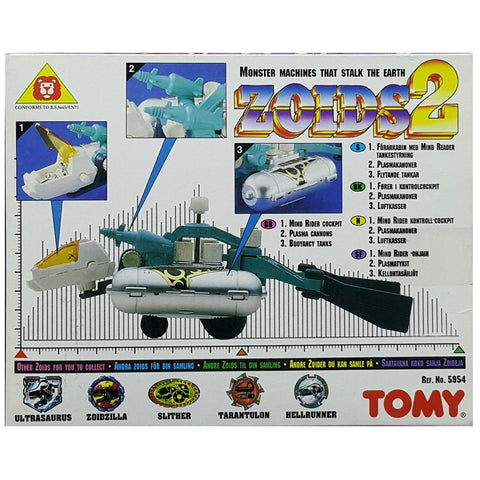TOMY 05954A ZOIDS 2 MONSTER MACHINES THAT STALK THE EARTH AQUAZOID 索斯機械獸 (PIU-30)