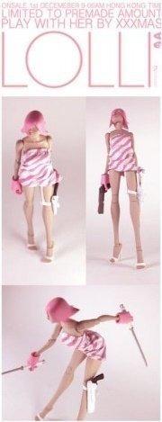 1:6 3A THREE A POPBOT XXXMAS TQ TOMORROW QUEEN 2011 聖誕版 LOLLI ACTION FIGURE 1129568452