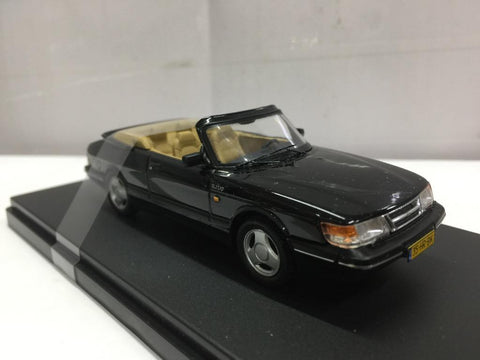 TRIPLE 9 1/43 SAAB 900 CABRIOLET MONTE-CERLO 1991 BLACK (70249) (PIU50)