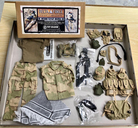 TOY SOLDIER 玩具士兵 1/6 US DELTA FORCE W/H TAN COLOUR ABA MODULAR ASSAULT VEST 補完版 套裝 ELT-24-479