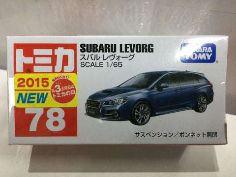 TAKARA TOMY TOMICA 78 1/65 SUBARU LEVORG (82474) (C819-224)