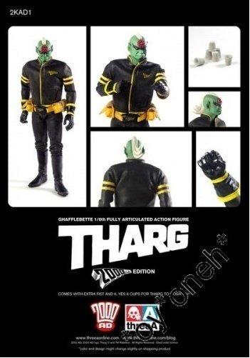 1:6 3A THREE A 2KAD1 ASHLEY WOOD 2000AD GALAXY'S GREATEST COMIC THARG FIGURE PIU/F-37-1200