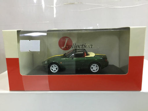 JCOLLECTION 1/43 MAZDA ROADSTER GREEN WITH SRIPES (JC04GY) (10184) (PIU110)