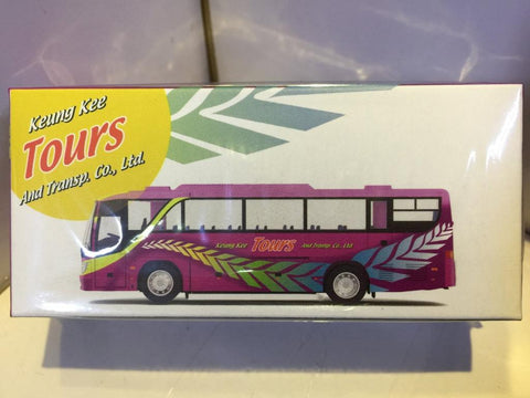 TOYEAST TINY CITY DIE-CAST KEUNG KEE TOURS BUS ATC64263 12419 (C920-254)