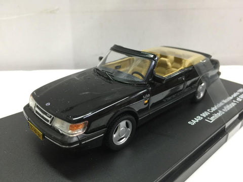 TRIPLE 9 1/43 SAAB 900 CABRIOLET MONTE-CERLO 1991 BLACK (70249) (PIU50)