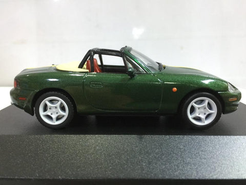 JCOLLECTION 1/43 MAZDA ROADSTER GREEN WITH SRIPES (JC04GY) (10184) (PIU110)