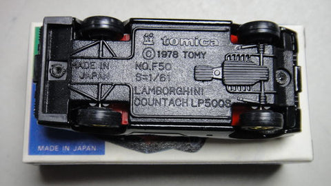 VINTAGE TOMICA F50 外國車 ITALY LAMBORGHINI COUNTACH LP500S 林寶堅尼 MADE IN JAPAN (PIU20)