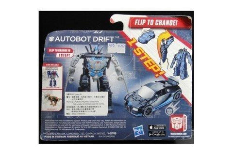 HASBRO 91797 變形金剛 纖滅世紀 一按變形 博派 飄移 TRANSFORMERS AOE ONE STEP CHANGE DRIFT (PIU-40T) 存