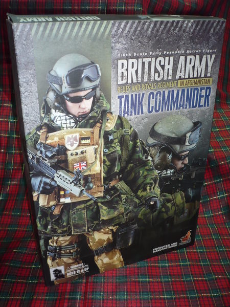 1:6 HOT TOYS BRITISH ARMY BLUES &amp; ROYALS REGIMENT IN AFGHANISTAN TANK COMMANDER 12吋英軍公仔 (PIU/FL-750) b10225945