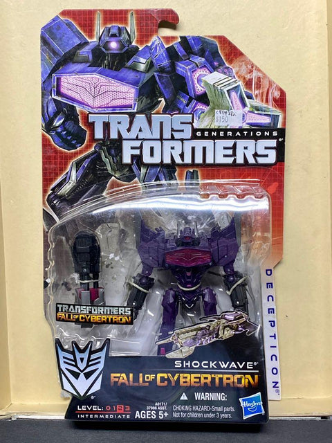 C877-282 HASBRO 74405 TRANSFORMERS GENERATIONS FALL OF CYBERTRON SHOCKWAVE WITH LASER CANNON 變形金剛