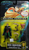 KENNER 蝙蝠俠與羅賓 BATMAN FOREVER TRANSFORMING DICK GRAYSON ROBIN WITH CRIME FIGHTING SUIT & SUDDEN-REVEAL MASK64146 (倉)