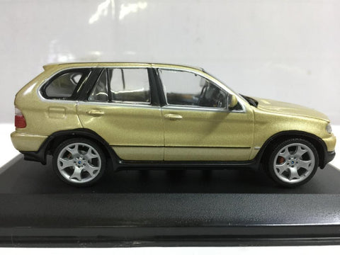 MINICHAMPS 1/43 BMW X5 2000 LIGHT YELLOW (431 028471) (03366) (PIU50)