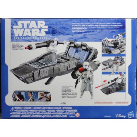 HASBRO 星球大戰 STAR WARS FIRST ORDER SNOWTROOPER OFFICER SPEEDER B3673(PIU/P145-60)