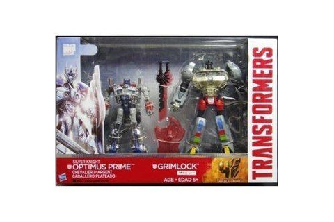 HASBRO 變形金剛殲滅世紀 柯栢文 鋼鎖 SILVERKNIGHT OPTIMUS PRIME GRIMLOCK 96633 (PIU/KW160-160)
