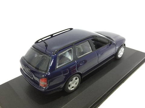 MINICHAMPS 1/43 AUDI A4 AVANT 1999 BLUE METALLIC (430 018411) (03363) (PIU50)