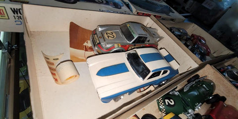 古董模型車已砌二手日本製otaki marui lot    英國製臘腸車