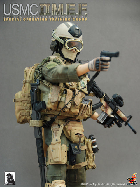 1:6 HOT TOYS USMC MEF II MARINE EXPEDITIONARY FORCE SPECIAL OPERATION TRAINING GROUP FIGURE 美國第2海軍陸戰遠徵軍特戰訓練群 12吋公仔 (C272-563) b17358267