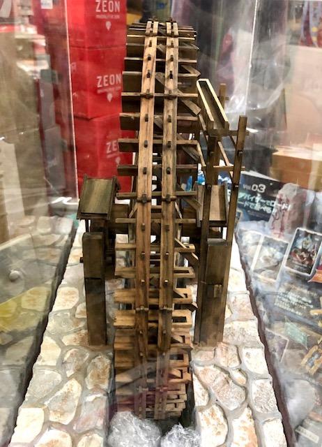 明代 蘭州水車 天車 老虎車 木製 WOODEN WATERWHEEL (C692/TT50)