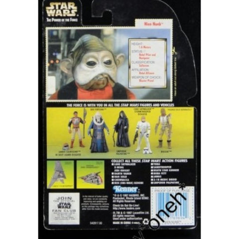 KENNER 星球大戰 STAR WARS POTF NIEN NUNB WITH BLASTER PISTOL & RIFLE (WKG-69694)
