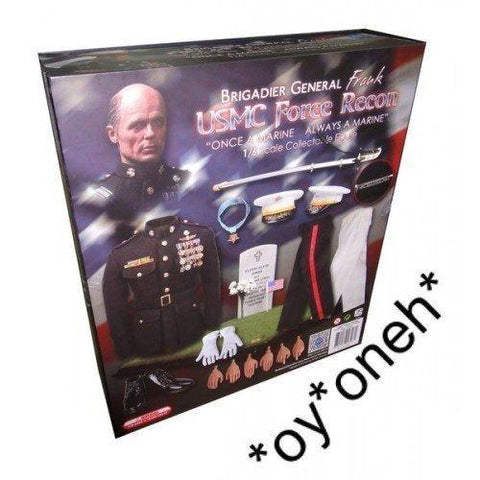 1:6 DID THE ROCK USMC FORCE RECON BRIGADIER GENERAL FRANK ED HARRIS 石破天驚 美國海軍陸戰隊強偵連 準將弗蘭克 艾哈里斯
