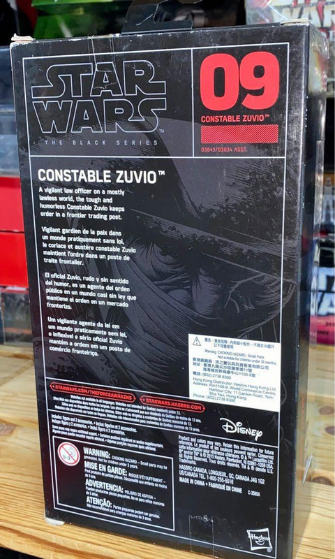 C924-2 HASBRO STAR WARS 星球大戰 THE BLACK SERIES FIGURE 09 CONSTABLE ZUVIO 36108