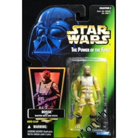 KENNER 星球大戰 STAR WARS POWER OF THE FORCE BOSSK BLASTER RIFLE PISTOL (WKG-69617)