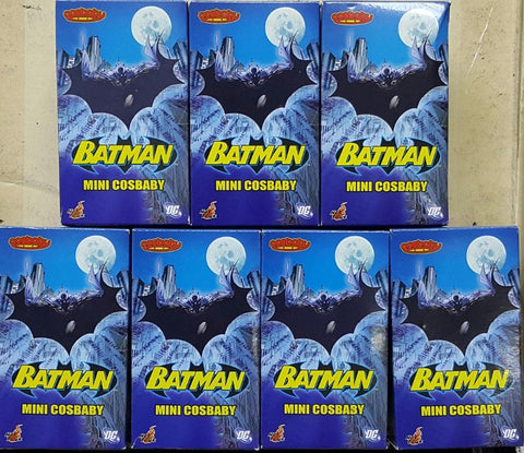 HOT TOYS 17216 迷你珍藏人偶系列 蝙蝠俠 羅賓 蝙蝠女 小丑 貓女 雙面人 盒蛋套裝 COSBABY DC BATMAN COMICS IMAGE MINI COSBABY CLASSIC BATMAN MODERN BATMAN ROBIN BATGIRL THE JOKER CATWOMAN TWO-FACE SET (BUY-CW) 存