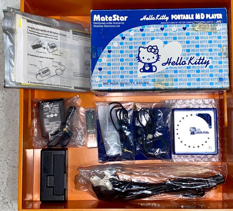 懷舊收藏 MATESTAR HELLO KITTY PORTABLE MD PLAYER JVC VICTOR