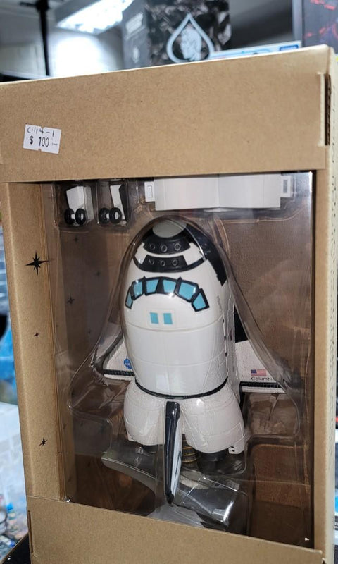 SDA01 太空穿梭機 Q版搪膠 space shuttle columbia 散銀兜