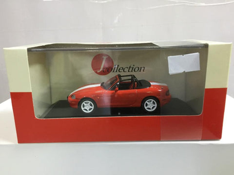 JCOLLECTION 1/43 MAZDA ROADSTER RED WITH SRIPES (JC04RW) (10182) (PIU110)