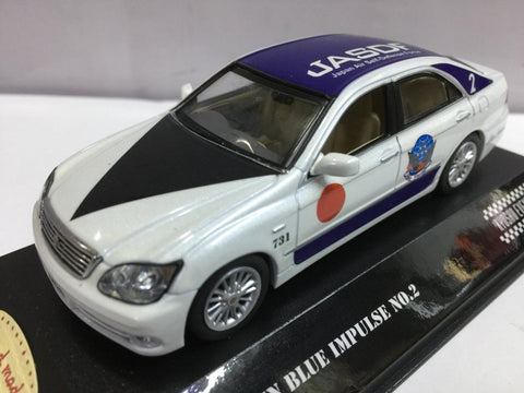 JCOLLECTION 1/43 TOYOTA HARRIER BLUE IMPULSE NO.1 (JCK42006B1) (13305) (PIU110)