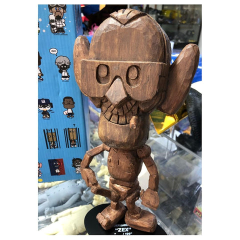CRAZYSMILES KINDERGARDENER MICHAEL LAU 9" WOOD GARDENER 10TH ANNIVERSARY KG9W1110 108 ZEX FIGURE (PIU235)