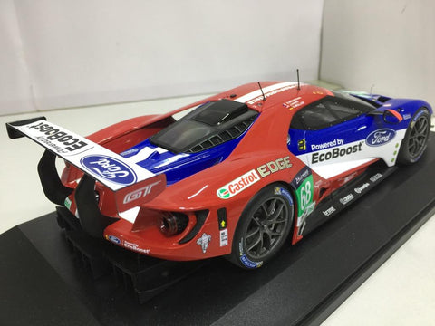 MINICHAMPS 1/18 FORD GT CHIP GANASSI RACING USA HAND MULLER BOURDAIS (155 168668) (14309) (PIU250)