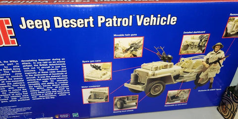 Hasbro 1/6 gi joe jeep desert patrol vehicle軍車