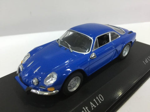 MINICHAMPS 1/43 ALPINE RENAULT A110 1963-67 BLUE (430 113604) (03359) (PIU50)