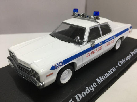 GREENLIGHT 1/43 The Blues Brothers 1975 Dodge Monaco Chicago Police 86422 (01081) (PIU30)
