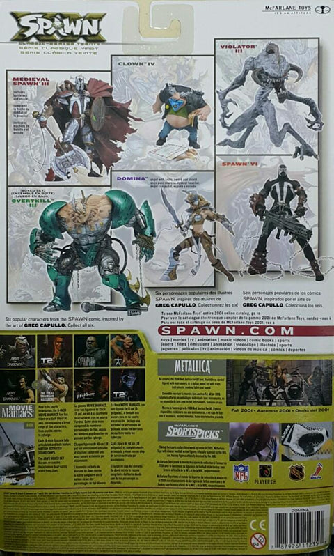 MCFARLANE 11235 再生俠 第二十彈 經典2 多米娜 ULTRA ACTION FIGURES SPAWN SERIES 20 CLASSIC II DOMINA (BUY-SPK)