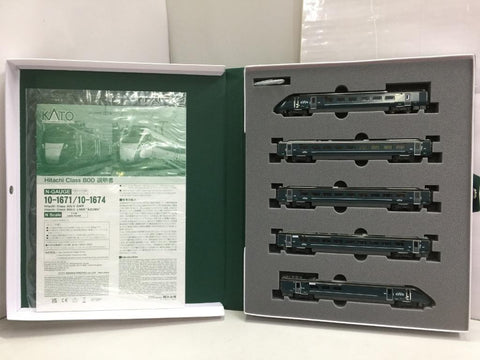 KATO N-GAUGE 10-1671 CLASS 800 HITACHI CLASS 800/0 GWR 5 CAR SET PRECISION RAILROAD MODELS (68236) (PIU400)