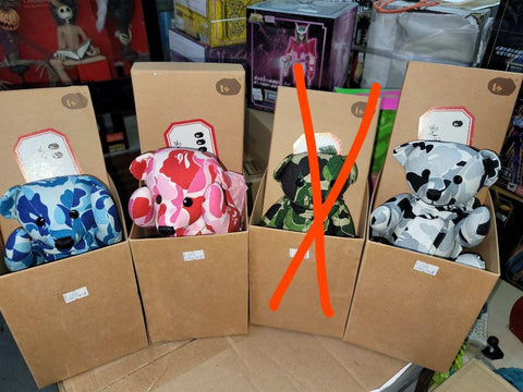 BAPE BEAR C742-935 936 937 1508 歡迎散賣 @600