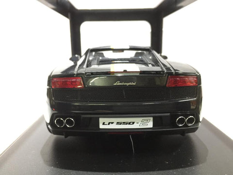 AUTOART 1/18 LAMBORGHINI GALLARDO LP550-2 BALBONI NERO NOCTIS BLACK (74631) (N450-2015-681)