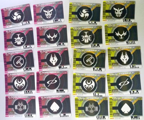 幪面超人 KAMEN RIDER DECADE GANBARIDE FINAL RIDE FFR KAMENRIDE CARD 一套20張