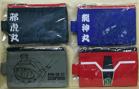 BRANDS UNITED 魔神英雄傳 龍神丸 邪虎丸 傳說巨神 伊迪安 裝甲騎兵 散子包 鎖匙包 卡袋 MASHIN EIYUDEN WATARU SPACE RUNAWAY IDEON ARMORED TROOPER VOTOMS SCOPEDOG COIN POUCH (ICARUS)