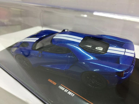 IXO 1/43 FORD GT 2017 BLUE (MOC205) (32608) (PIU50)