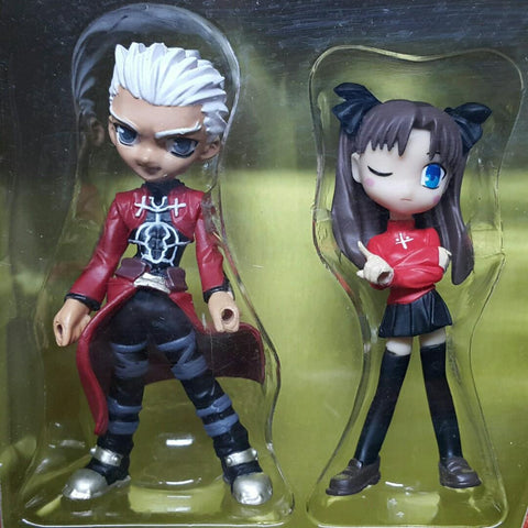 TORANOANA 20185 掌上人物 命運守護夜 弓箭手 與 遠坂凜 套裝 PALM CHARACTERS FATE/STAY NIGHT ARCHER & RIN SET (BUY-MC) 存