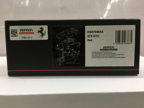 KYOSHO FERRARI 575 GTC RED (KS07046A4) (26387) (C1123-125B)