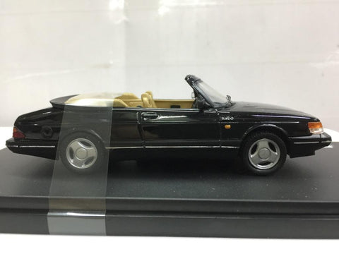 TRIPLE 9 1/43 SAAB 900 CABRIOLET MONTE-CERLO 1991 BLACK (70249) (PIU50)