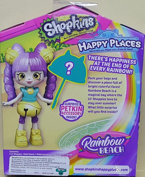 MOOSE 56841 SHOPKINS HAPPY PLACES RAINBOW BEACH ISABELL (EPC-2288-12) L
