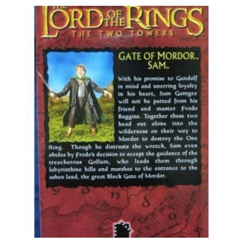 TOY BIZ 81500 魔戒二部曲 雙城奇謀 魔多 山姆·詹吉 辛·艾斯丁 THE LORD OF THE RINGS THE TWO TOWERS GATE OF MORDOR SAM SEAN ASTIN b5636779 (LOTR)