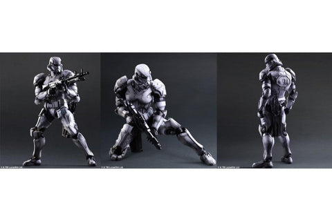 SQUARE ENIX 星球大戰 帝國風暴兵 白兵 PLAY ARTS 改 STAR WARS STORMTROOPER FIGURE (BUY-32247)